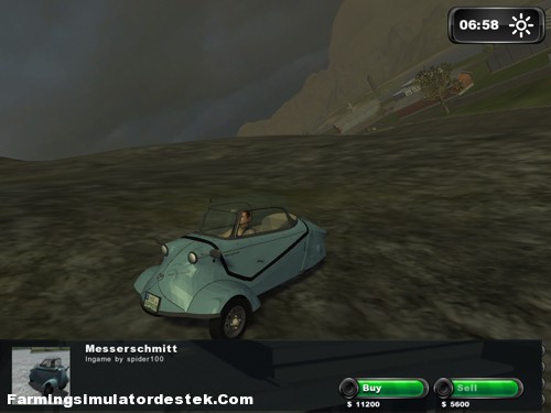 Klasik Messerschmitt Kabarcık Araba