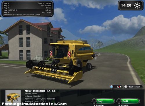 New Holland TX65 BiçerDöver