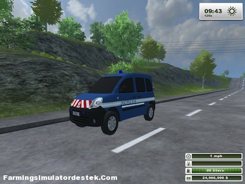 Renault Kangoo Jandarma Aracı
