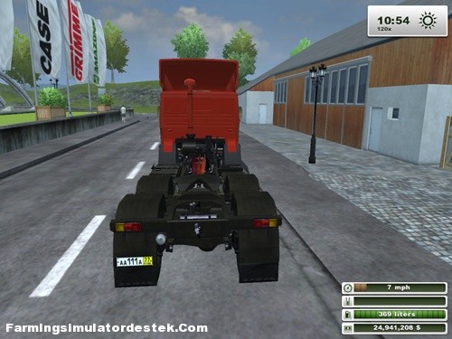 Kamaz 54115 Kırmızı Kamyon