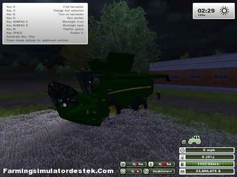 John Deere S690 Biçer Döver