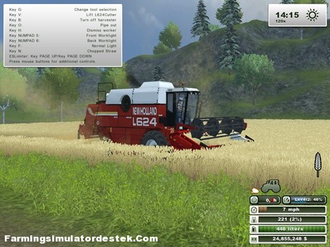 New Holland L624 Biçer Döver