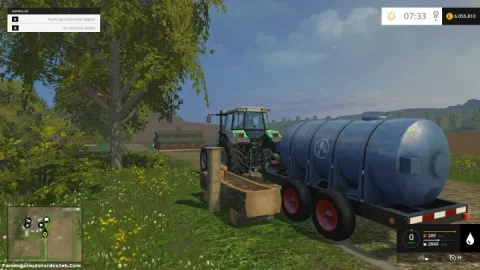 Farming Simulator 2015 Su Tankerini Doldurma