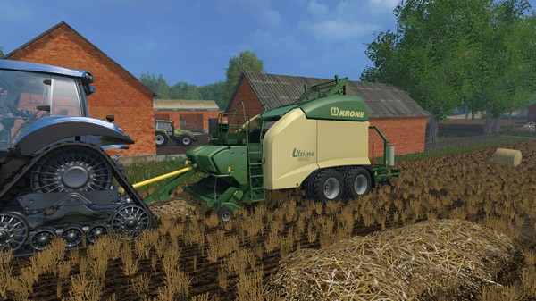 FS15 - Krone Ultima CF 155 Balya Makinası
