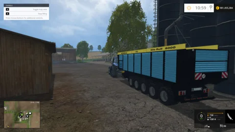 FS15 - Mengele Bull Silo 8000 Römork