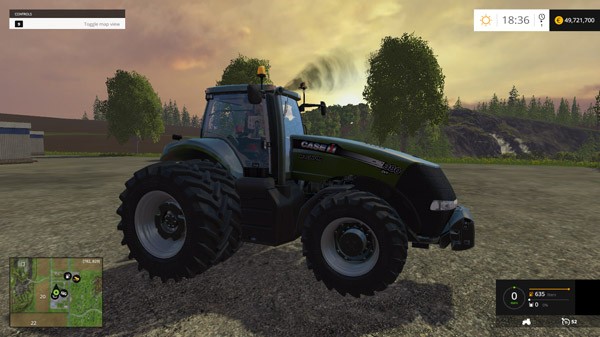 FS15 - Case IH Magnum 380 Yeşil Versiyon