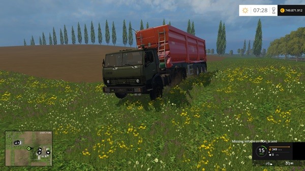 FS15 - Kamaz 54115 Kamyon Yaması