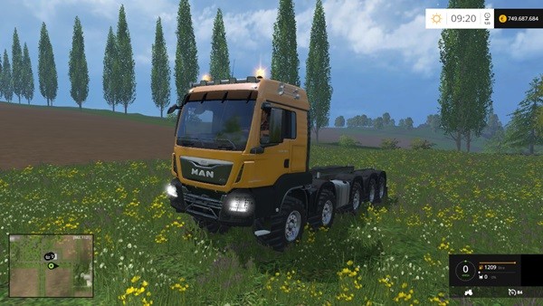 FS15 - Man Agrar 10x8 Kamyon Modu V1.0