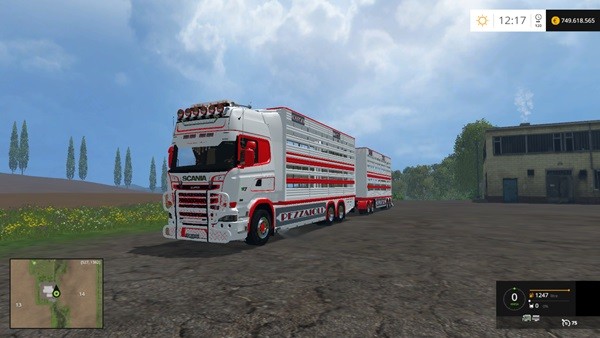 FS15 - Scania R730 Hayvan Taşıma Kamyonu