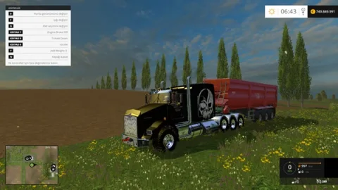 FS15 - Kenworth T800 Tır Yaması