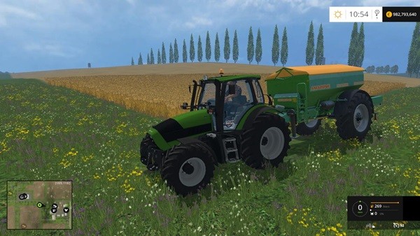 FS15 - Deutz-Fahr Agrotron 165 Traktör Yaması V1