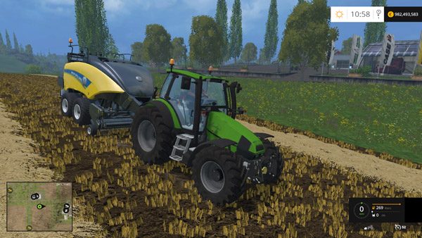 FS15 - Deutz-Fahr 120 MK3 Traktör Yaması V3