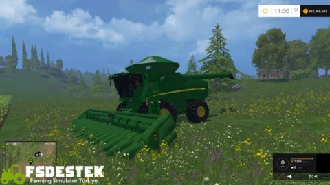FS15 - John Deere S670BR Biçer Döver