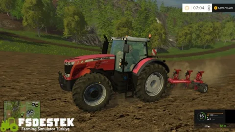 FS15 - Massey Ferguson 3787 Traktör Yaması V1.1
