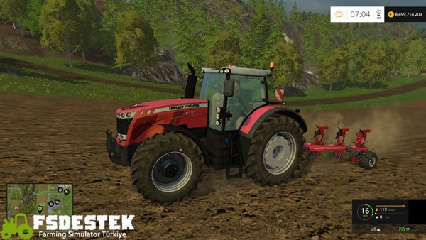 FS15 - Massey Ferguson 3787 Traktör Yaması V1.1