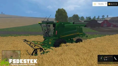 FS15 - John Deere T670l Biçer Döver Yaması