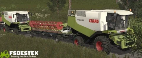 FS17 - Claas Lexion 570-580-600 Biçer Döver Paketi