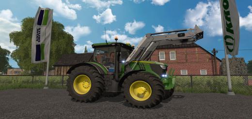 FS17 - John Deere 6135R - 6215R Traktör - Ön Yükleyici Dh V3