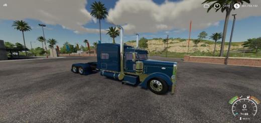 FS19 - Peterbilt 379 (Mavi - Kırmızı - Yeşil) V1.0