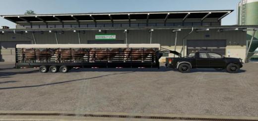 FS19 - Lizard Hayvan Taşıma Römorku V1