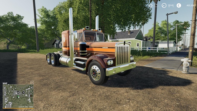 FS19 - Kenworth W900A Flat Top V1.0