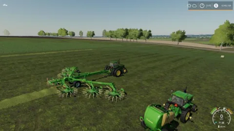 FS19 - Krone Swadro Ot Kurutma