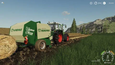 FS19 - Krone Vario 1500 Balya Makinası