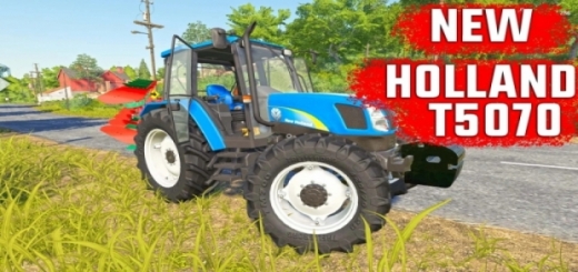 FS19 New Holland T5070 Traktör V2.5