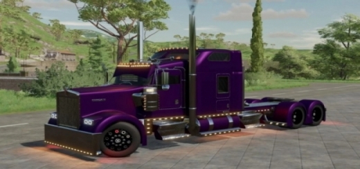 FS22 Kenworth W900 Özel Tır Yaması V2.0