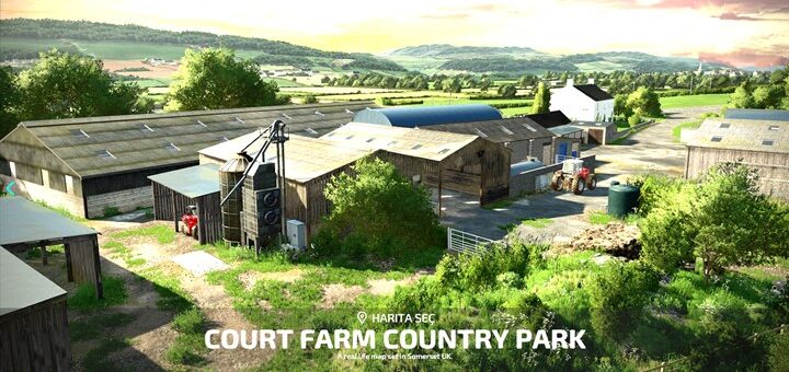 FS22 Court Farm Haritası V1.0 (Gerçekçi Harita)