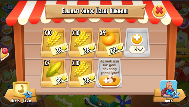 Hay Day Cadde Üstü Dükkanı