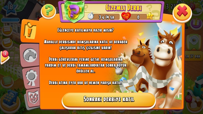 Hay Day Gizemli Derbi