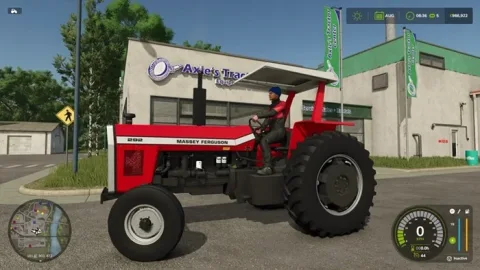 FS25 Massey Ferguson 292 Tek Çeker Traktör