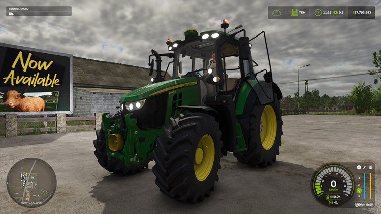 FS25 - John Deere 6M Serisi Traktör Modu İndir