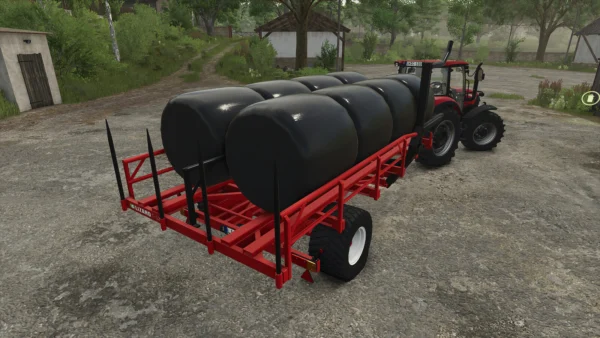 FS25 Lizard T127 Otomatik Yuvarlak Balya Toplama Römorku İndir