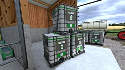 FS25 Keçi Sütü IBC Tankı ve Taşıma Römorku İndir