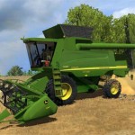 John Deere T660i + JD625R  BiçerDöver Paketi