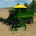 John Deere 9770 STS + JD635F BiçerDöver Paketi