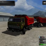 Kamaz 5511 Çiftli Römork