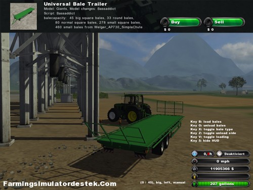 Universal Bale Trailer