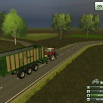 Krone ZX 550 GD Silaj Römorku