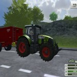 Claas Axion 820 FL Kirli Traktör
