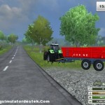 Corne CHBB 18 Tonluk Kırmızı Römork