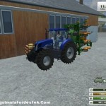 New Holland 7070T FL Mavi Güçlü Traktör