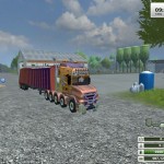 Scania Agrar Şirket Tır + Dorse Modu