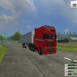 Scania Longline Emannuel Kırmızı TIR