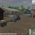 US Flatbed Balya Taşıma Römorku