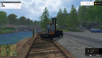 FS 2015 – Hubtex Sideloader Forklift Ekskavatör
