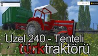 FS15 – Uzel 240S Turbo + Tente Türk Traktörü