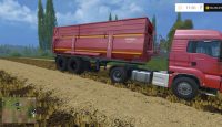 FS15 – Krampe DA34 Kırmızı Römork